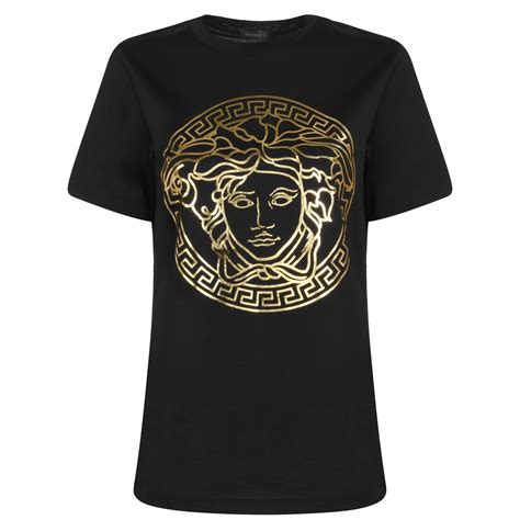 versace ladies t shirts|versace t shirt medusa.